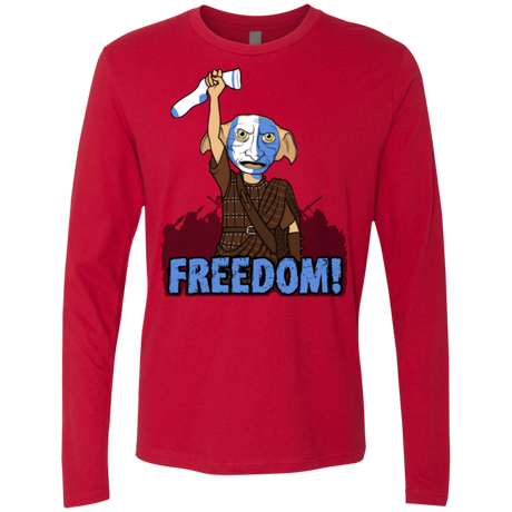 T-Shirts Red / Small Freedom Men's Premium Long Sleeve