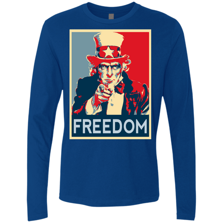 T-Shirts Royal / S Freedom Men's Premium Long Sleeve