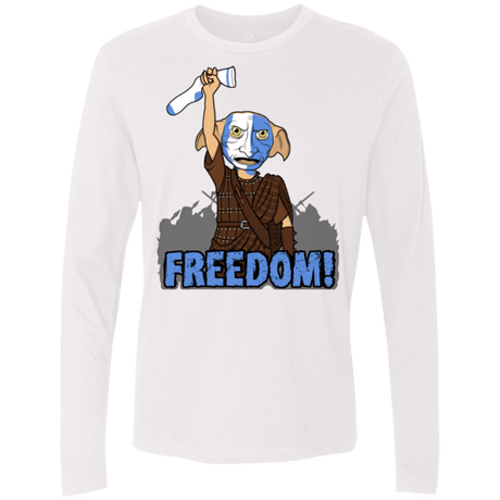 T-Shirts White / Small Freedom Men's Premium Long Sleeve