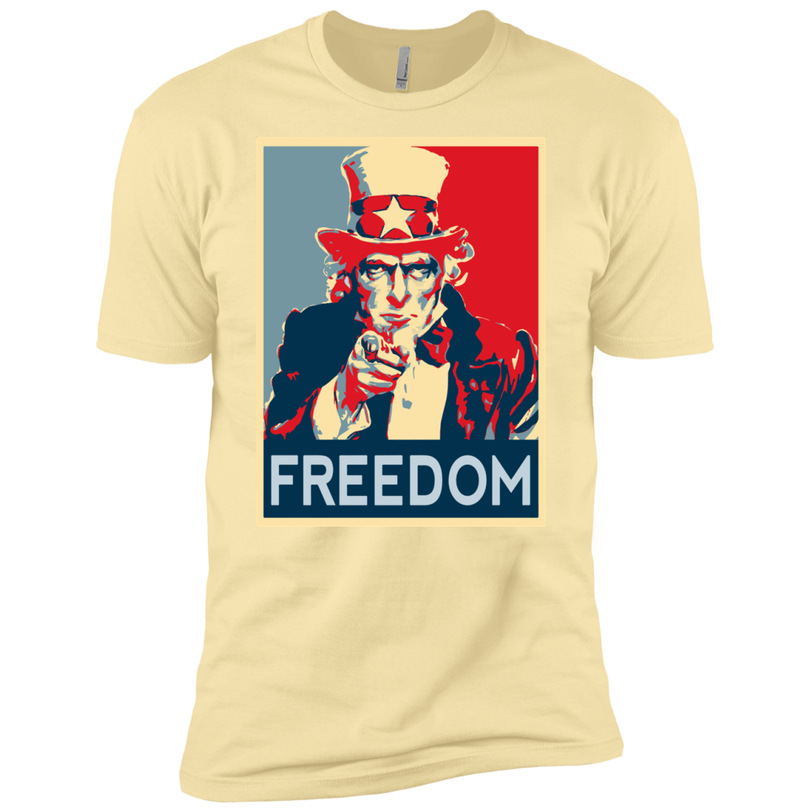 T-Shirts Banana Cream / X-Small Freedom Men's Premium T-Shirt