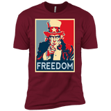 T-Shirts Cardinal / X-Small Freedom Men's Premium T-Shirt