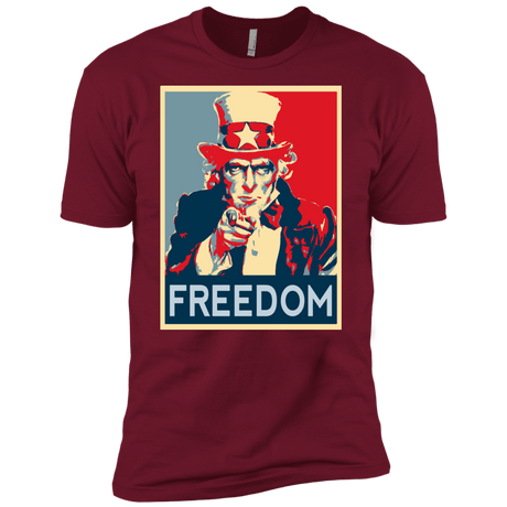 T-Shirts Cardinal / X-Small Freedom Men's Premium T-Shirt