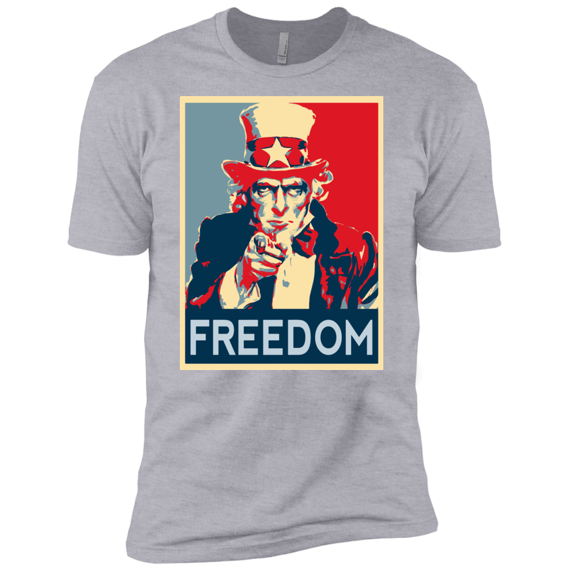 T-Shirts Heather Grey / X-Small Freedom Men's Premium T-Shirt