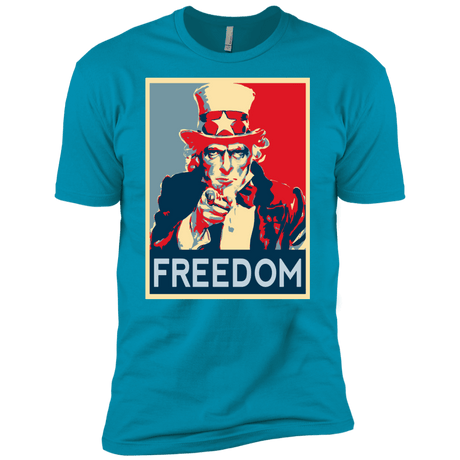 T-Shirts Turquoise / X-Small Freedom Men's Premium T-Shirt