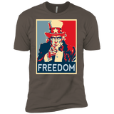 T-Shirts Warm Grey / X-Small Freedom Men's Premium T-Shirt