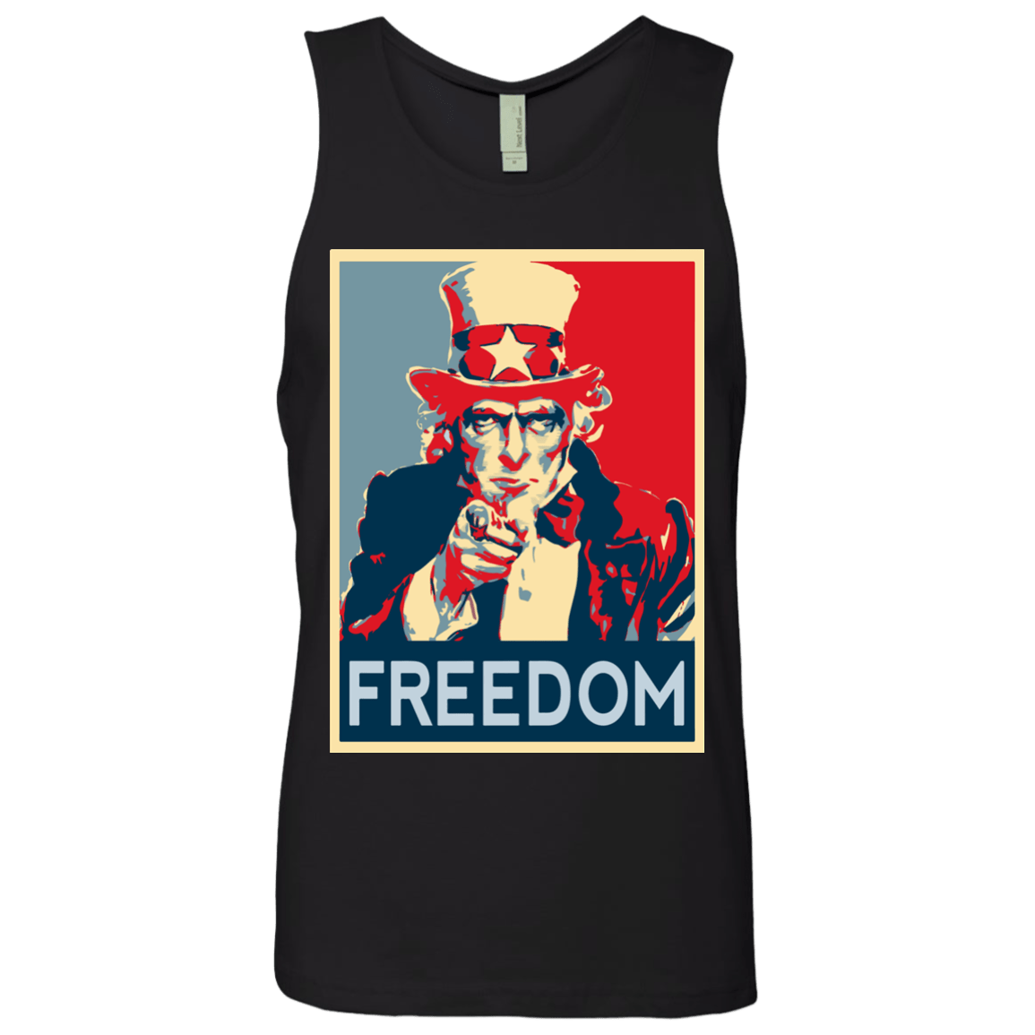 T-Shirts Black / S Freedom Men's Premium Tank Top