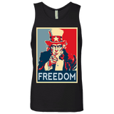 T-Shirts Black / S Freedom Men's Premium Tank Top