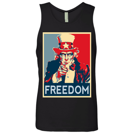 T-Shirts Black / S Freedom Men's Premium Tank Top