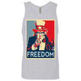 T-Shirts Heather Grey / S Freedom Men's Premium Tank Top