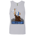 T-Shirts Heather Grey / Small Freedom Men's Premium Tank Top