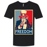 T-Shirts Black / X-Small Freedom Men's Premium V-Neck