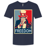 T-Shirts Midnight Navy / X-Small Freedom Men's Premium V-Neck