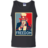 T-Shirts Black / S Freedom Men's Tank Top