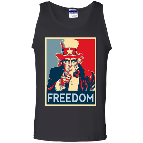 T-Shirts Black / S Freedom Men's Tank Top