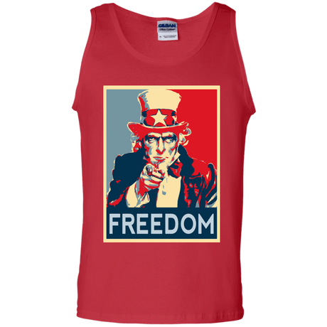 T-Shirts Red / S Freedom Men's Tank Top