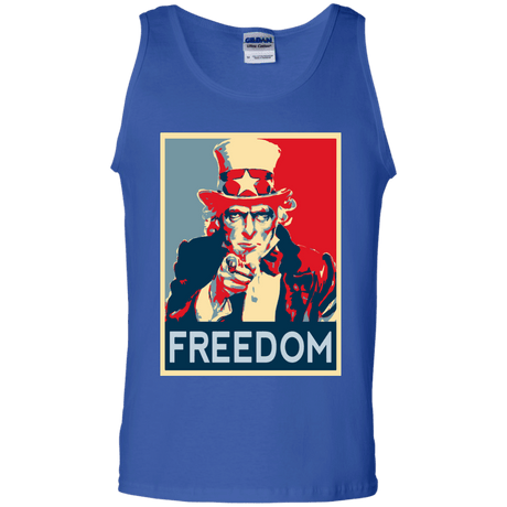 T-Shirts Royal / S Freedom Men's Tank Top