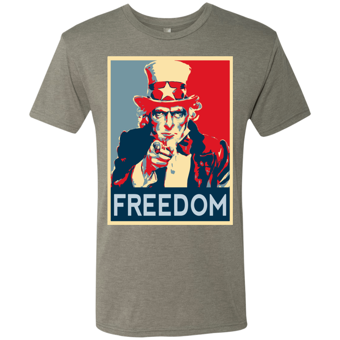 T-Shirts Venetian Grey / S Freedom Men's Triblend T-Shirt