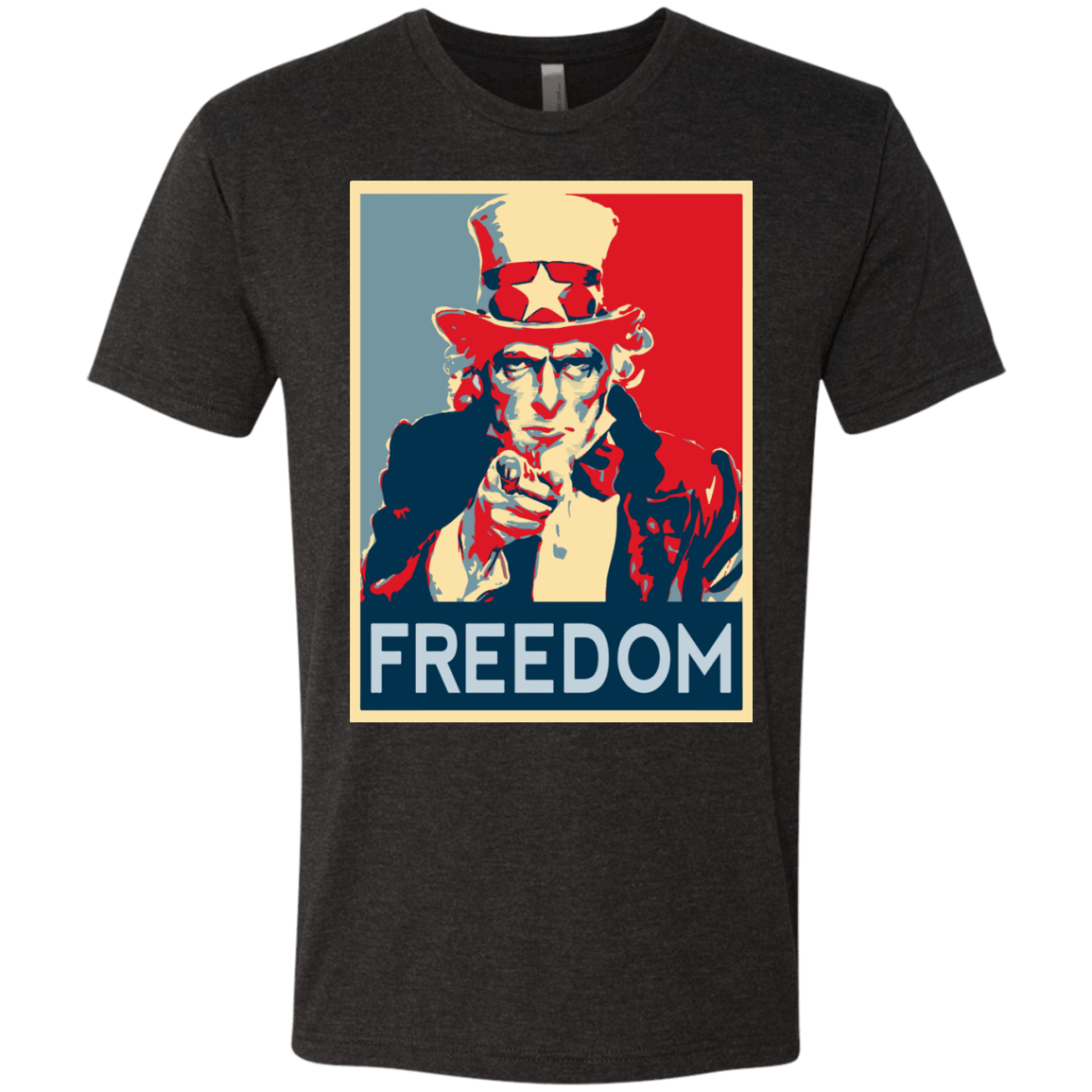 T-Shirts Vintage Black / S Freedom Men's Triblend T-Shirt