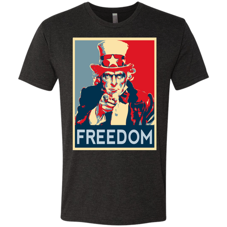 T-Shirts Vintage Black / S Freedom Men's Triblend T-Shirt