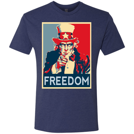 T-Shirts Vintage Navy / S Freedom Men's Triblend T-Shirt