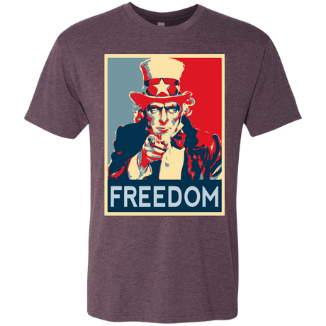 T-Shirts Vintage Purple / S Freedom Men's Triblend T-Shirt
