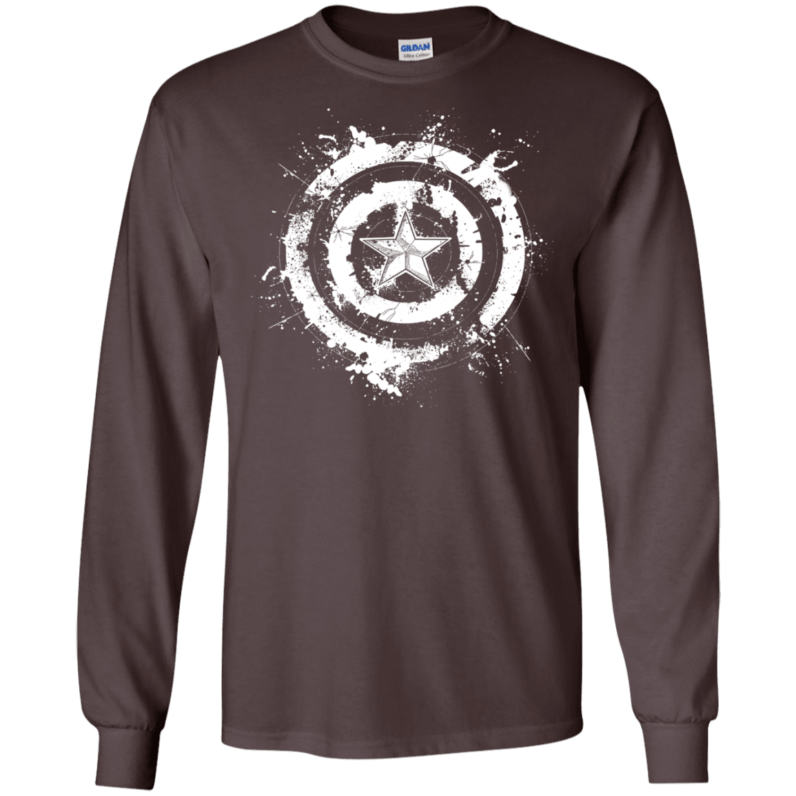 T-Shirts Dark Chocolate / S Freedom Rising Men's Long Sleeve T-Shirt