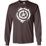 T-Shirts Dark Chocolate / S Freedom Rising Men's Long Sleeve T-Shirt