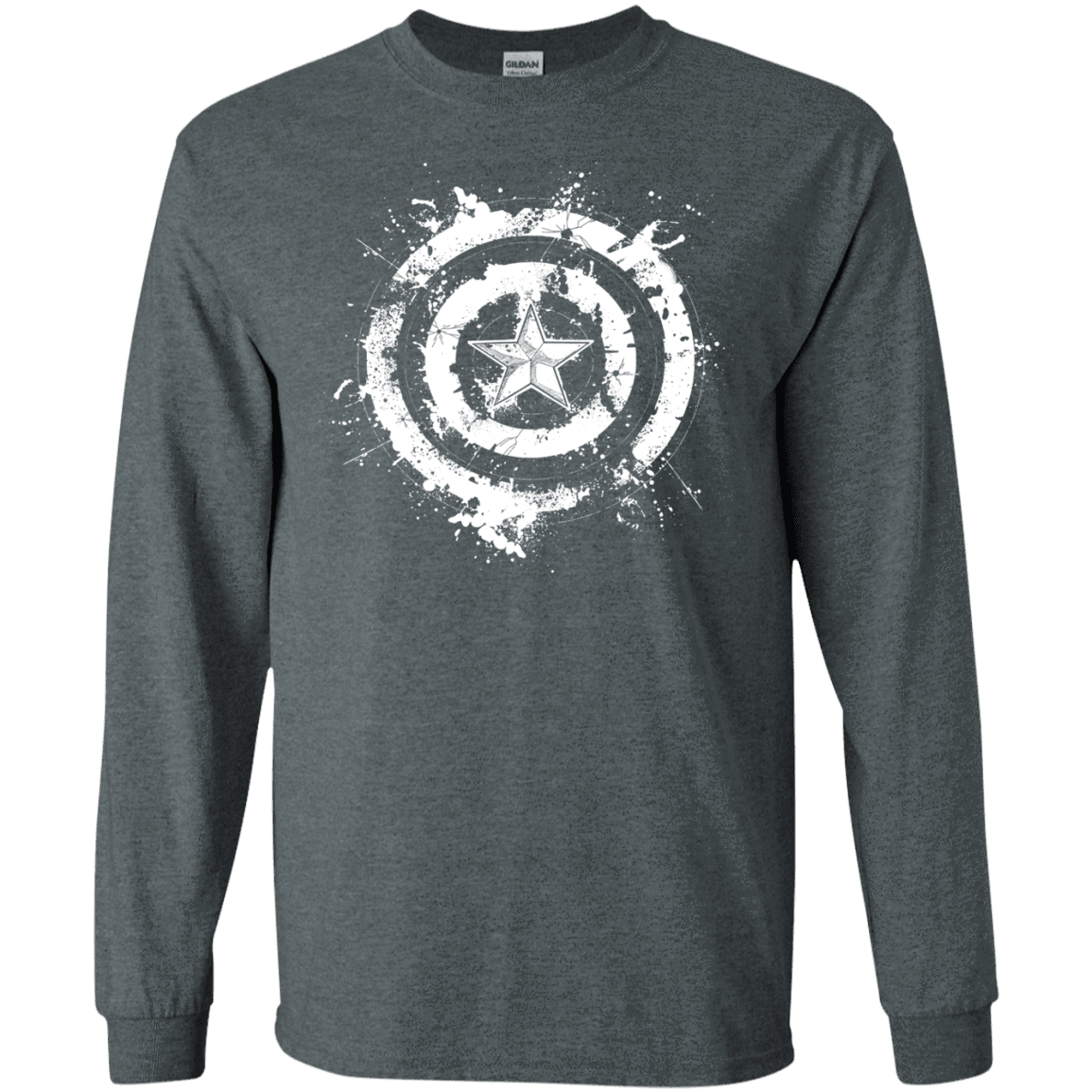 T-Shirts Dark Heather / S Freedom Rising Men's Long Sleeve T-Shirt