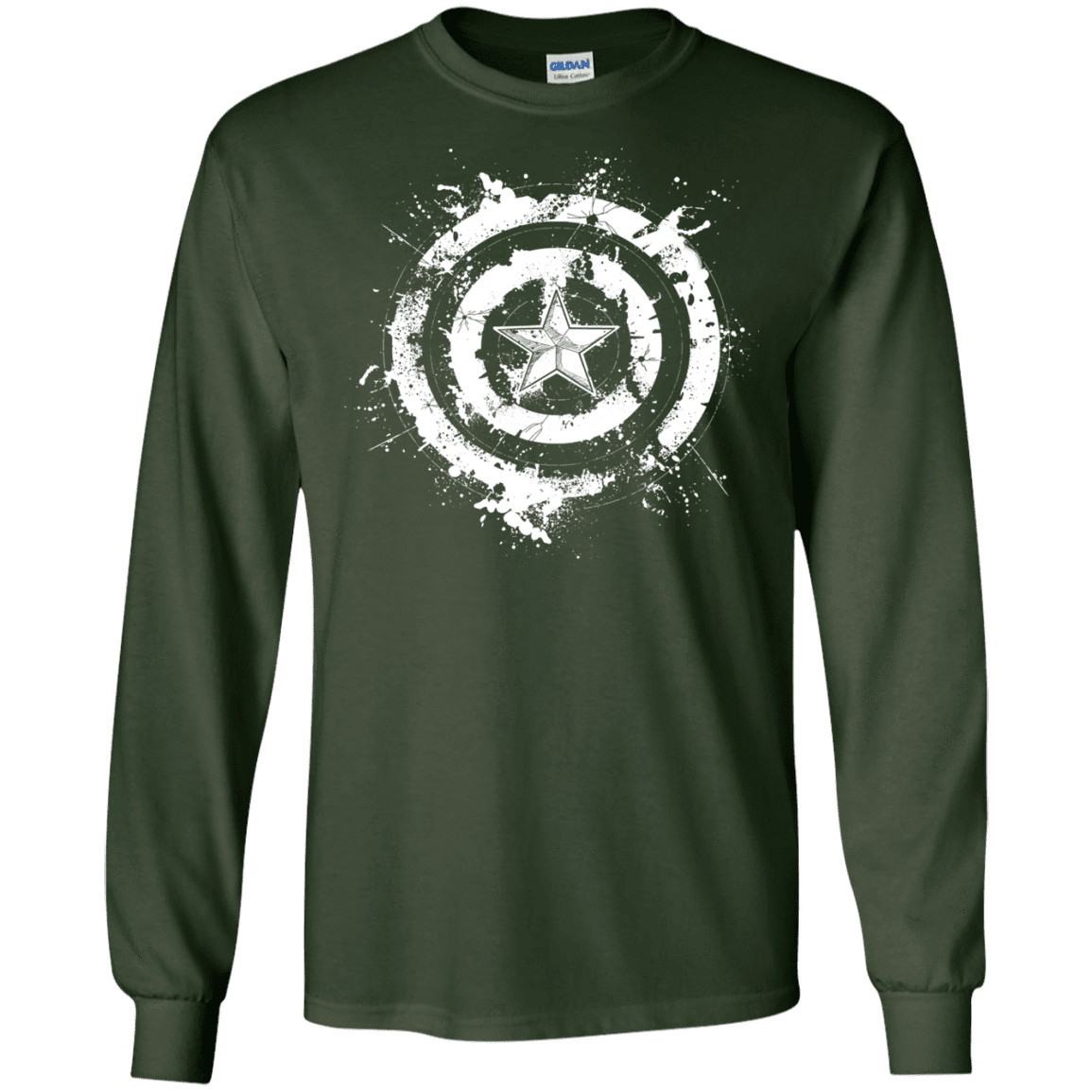 T-Shirts Forest Green / S Freedom Rising Men's Long Sleeve T-Shirt