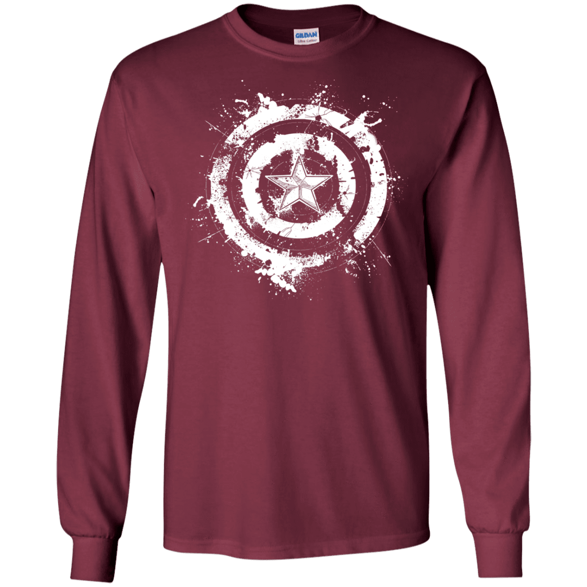 T-Shirts Maroon / S Freedom Rising Men's Long Sleeve T-Shirt