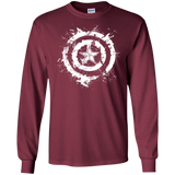 T-Shirts Maroon / S Freedom Rising Men's Long Sleeve T-Shirt