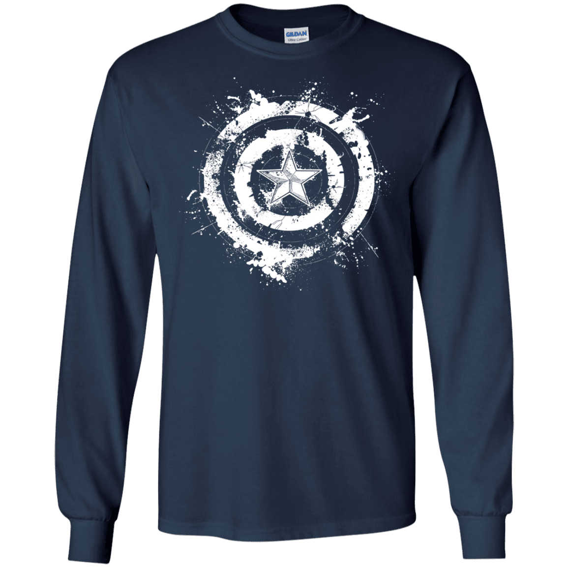 T-Shirts Navy / S Freedom Rising Men's Long Sleeve T-Shirt