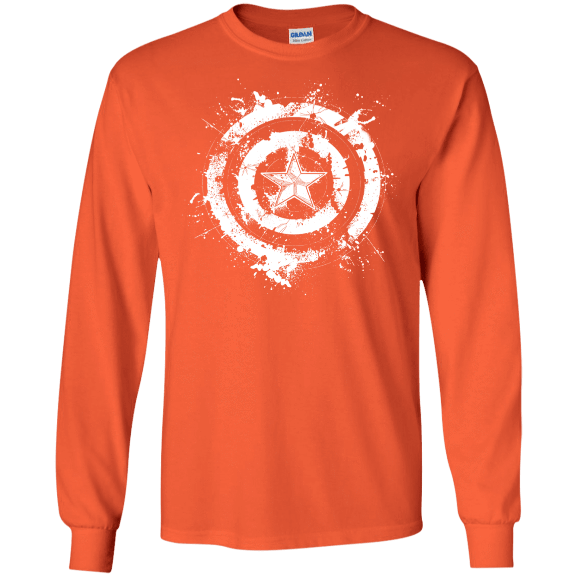 T-Shirts Orange / S Freedom Rising Men's Long Sleeve T-Shirt