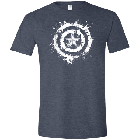 T-Shirts Heather Navy / S Freedom Rising Men's Semi-Fitted Softstyle