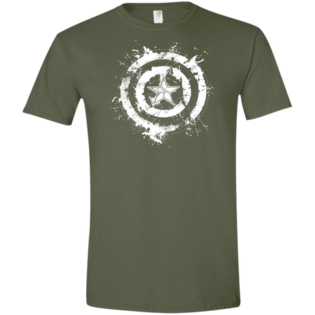 T-Shirts Military Green / S Freedom Rising Men's Semi-Fitted Softstyle