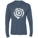 T-Shirts Indigo / X-Small Freedom Rising Triblend Long Sleeve Hoodie Tee