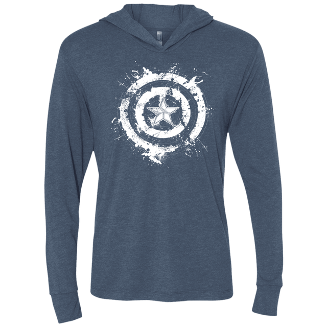 T-Shirts Indigo / X-Small Freedom Rising Triblend Long Sleeve Hoodie Tee