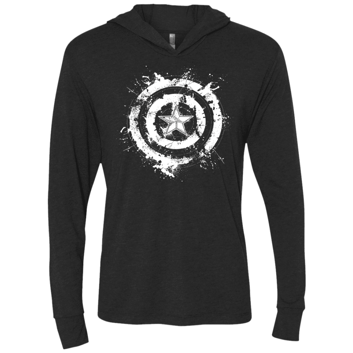 T-Shirts Vintage Black / X-Small Freedom Rising Triblend Long Sleeve Hoodie Tee