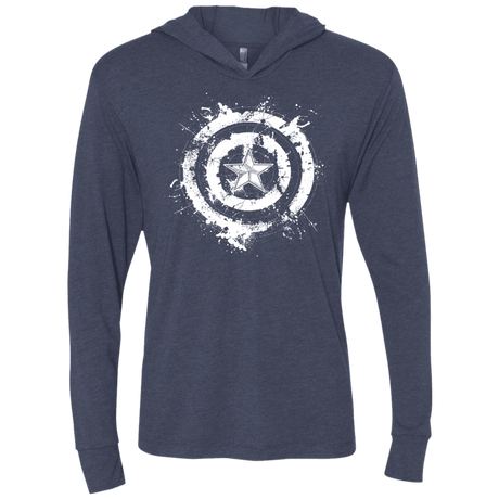 T-Shirts Vintage Navy / X-Small Freedom Rising Triblend Long Sleeve Hoodie Tee