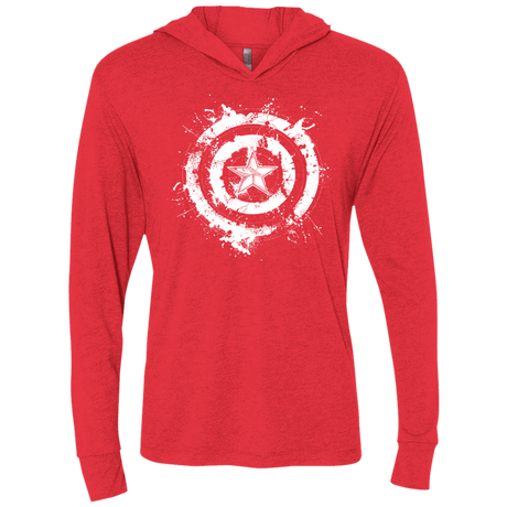 T-Shirts Vintage Red / X-Small Freedom Rising Triblend Long Sleeve Hoodie Tee