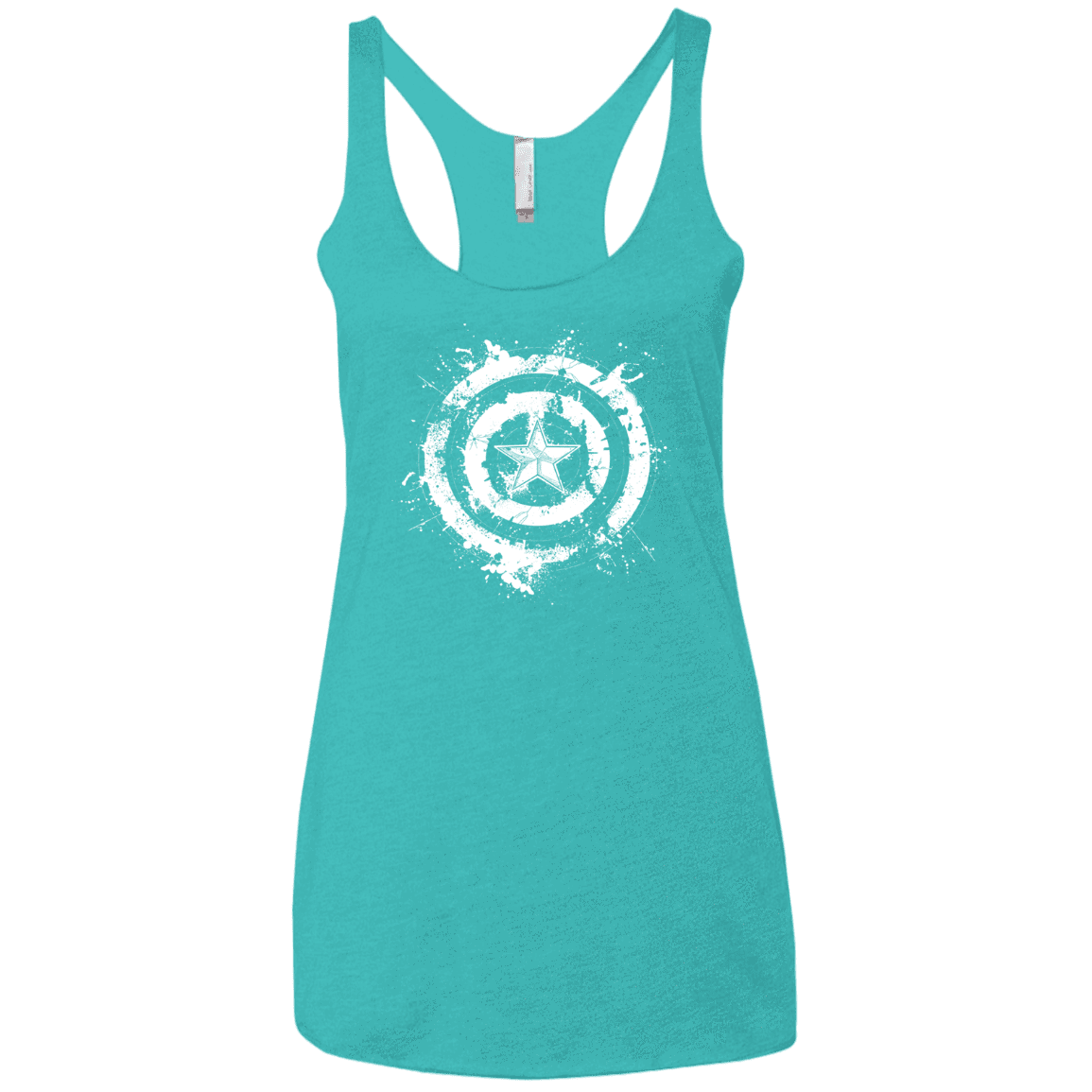T-Shirts Tahiti Blue / X-Small Freedom Rising Women's Triblend Racerback Tank