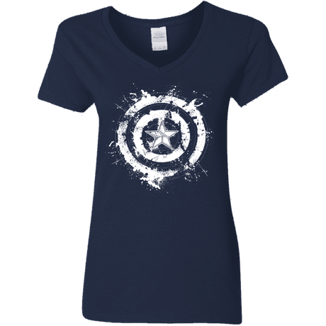 T-Shirts Navy / S Freedom Rising Women's V-Neck T-Shirt