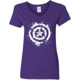 T-Shirts Purple / S Freedom Rising Women's V-Neck T-Shirt