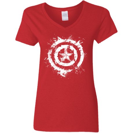 T-Shirts Red / S Freedom Rising Women's V-Neck T-Shirt