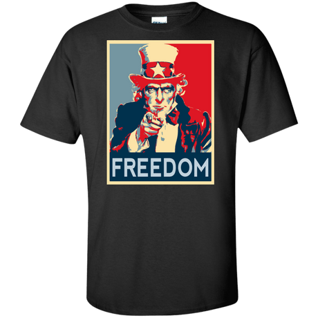 T-Shirts Black / XLT Freedom Tall T-Shirt