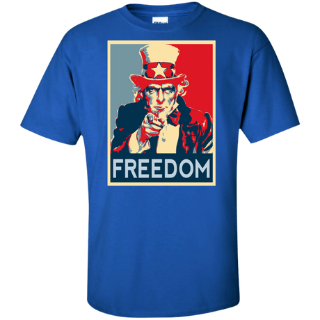T-Shirts Royal / XLT Freedom Tall T-Shirt