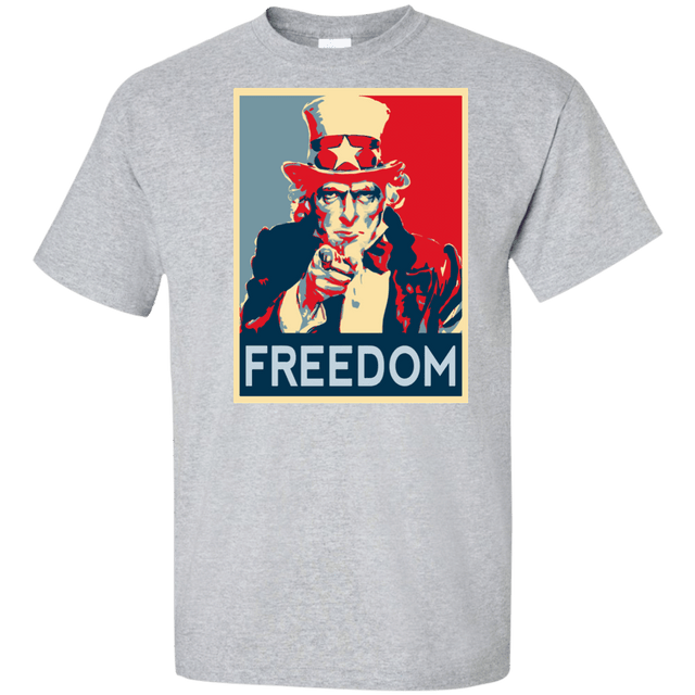 T-Shirts Sport Grey / XLT Freedom Tall T-Shirt