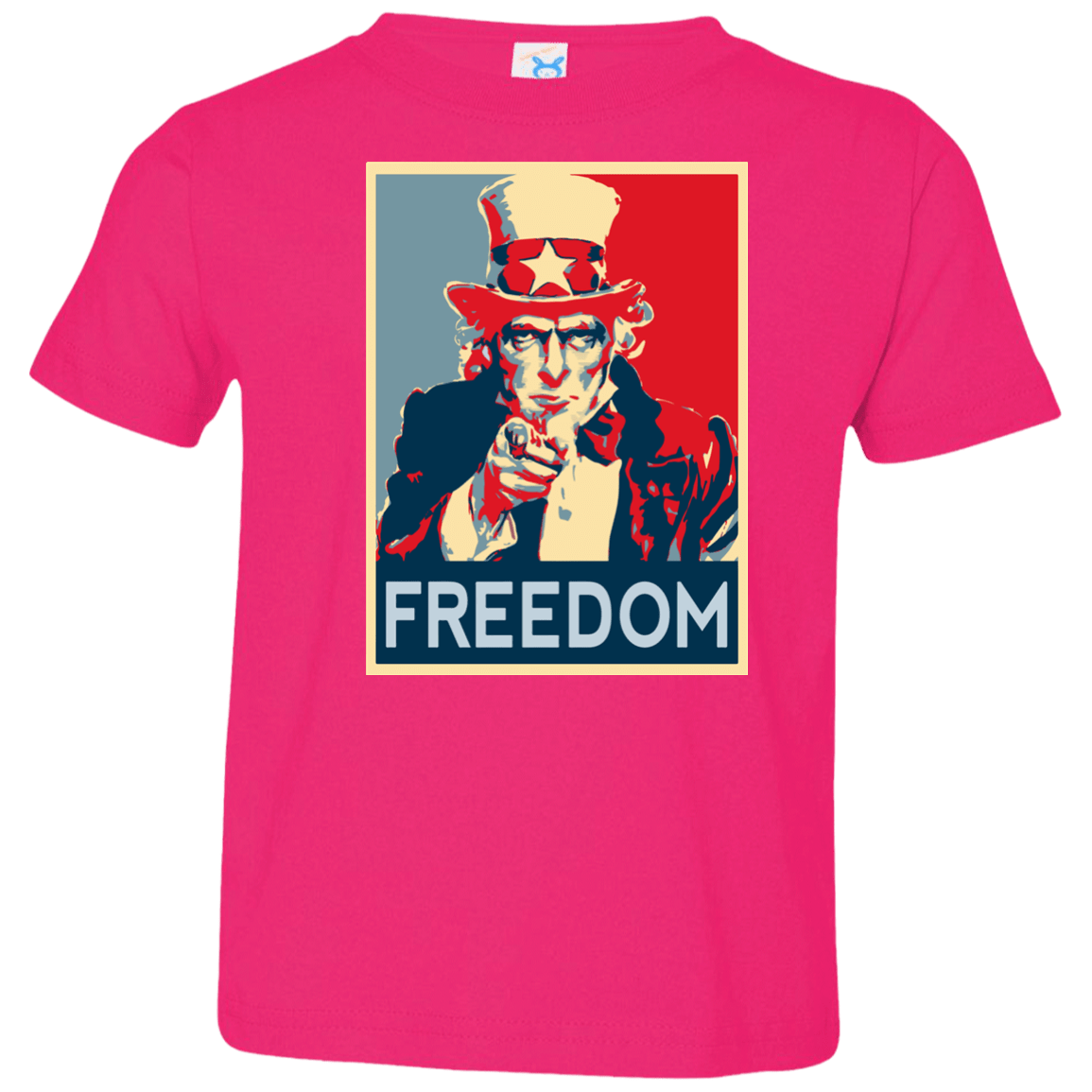 T-Shirts Hot Pink / 2T Freedom Toddler Premium T-Shirt