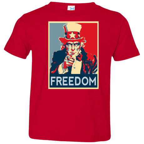 T-Shirts Red / 2T Freedom Toddler Premium T-Shirt