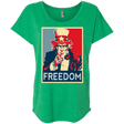 T-Shirts Envy / X-Small Freedom Triblend Dolman Sleeve